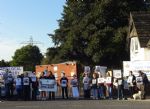 Salford Boycott Dogs4Us Protest